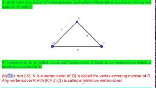Vertex Cover and Vertex Covering Number (Basics)