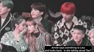 Taennie real moments/award show/#taennie #taehyung #jennie