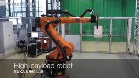 Safe Human-Robot Cooperation with high payload robots (SAPARO)