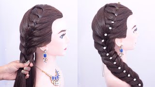 Most Easy & Simple Ponytail Hairstyle For Long & medium Hair | Beautiful Hair Style Girl For Ladies