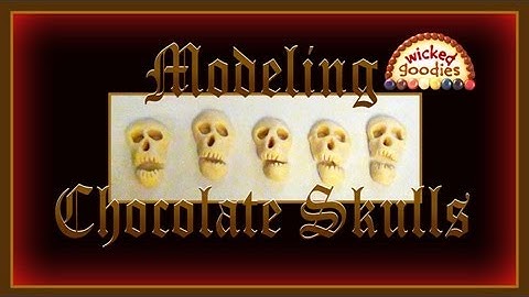 How to Make Edible Chocolate Skulls by Wicked Goodies
