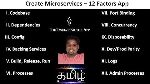 12 Factors App Methods | Cloud Native | Tamil