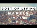 Cost of living in Madrid (Spain)
