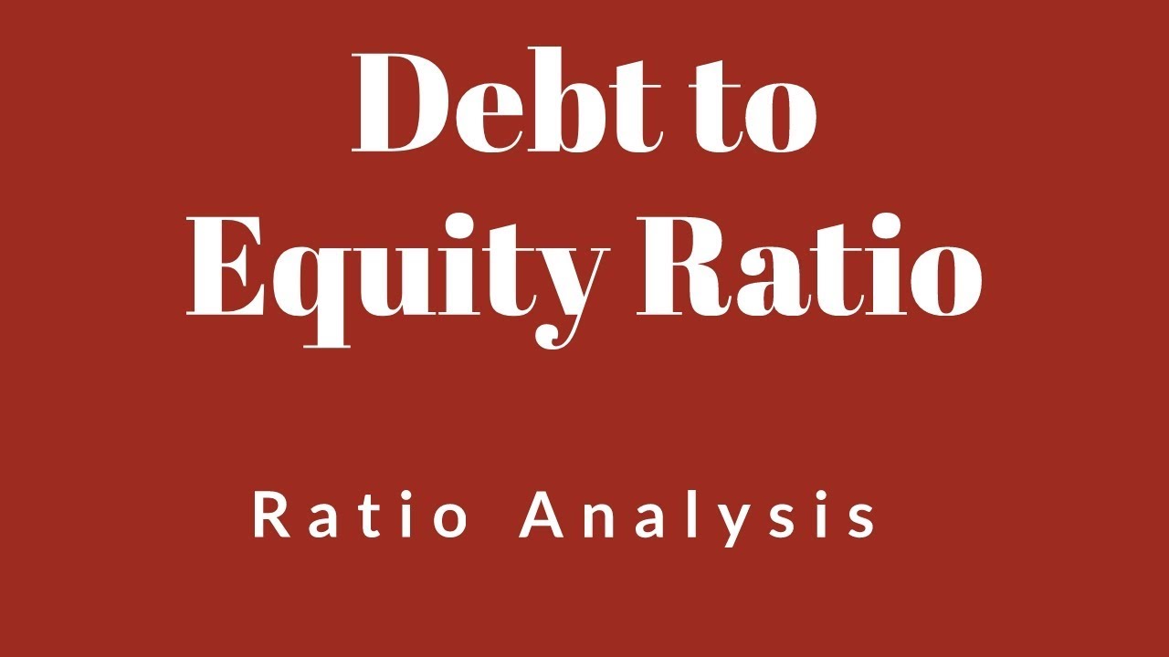 Debt Equity Ratio Standard Value Management And Leadership