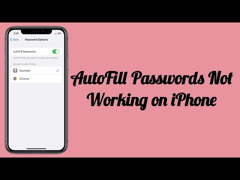 Video: Waarom slaat mijn iPhone mijn wachtwoorden niet op?