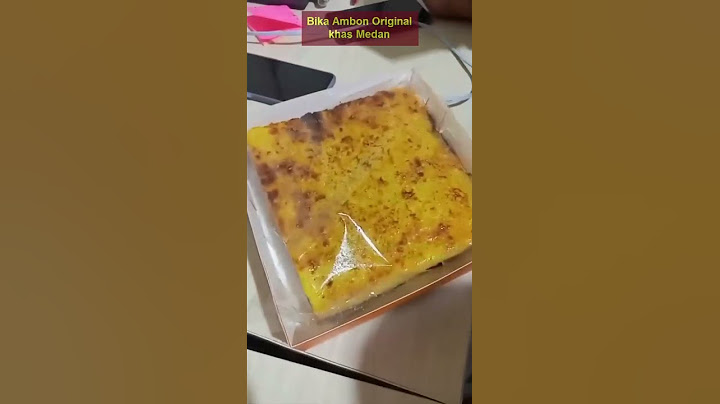 Bika Ambon Original khas Medan