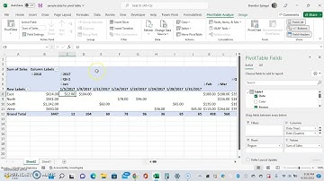 How To Ungroup Pivot Table Data In Microsoft Excel! Work With Dates Much Easier! #howto #msexcel