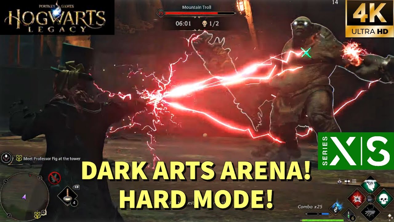 Hogwarts Legacy: Dark Arts Arena [DLC] HARD MODE - Curse Build.