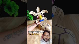 Creative DIY Unique battery powered walking turtle Robot #diy #creative #toys #toy #idea #unique