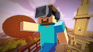 Exploring Pewdiepie's Minecraft World In VR!