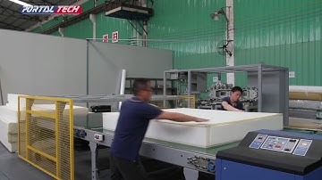 P703 Portal-Tech Automatic Glue Spray Production Line