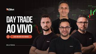 Day Trade ao Vivo na Elliot - Índice, Dólar, Bitcoin e Ações - 03/08/26