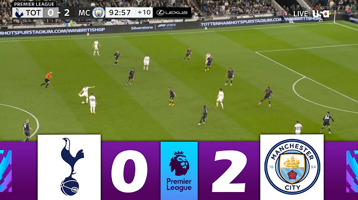 Tottenham contre Manchester City [0-2] | Première Ligue anglaise 2023/24 | Résumé de Match!