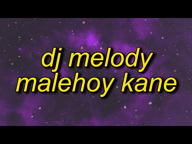 DJ MELODY MALEHOY KANE (TikTok Version) class=