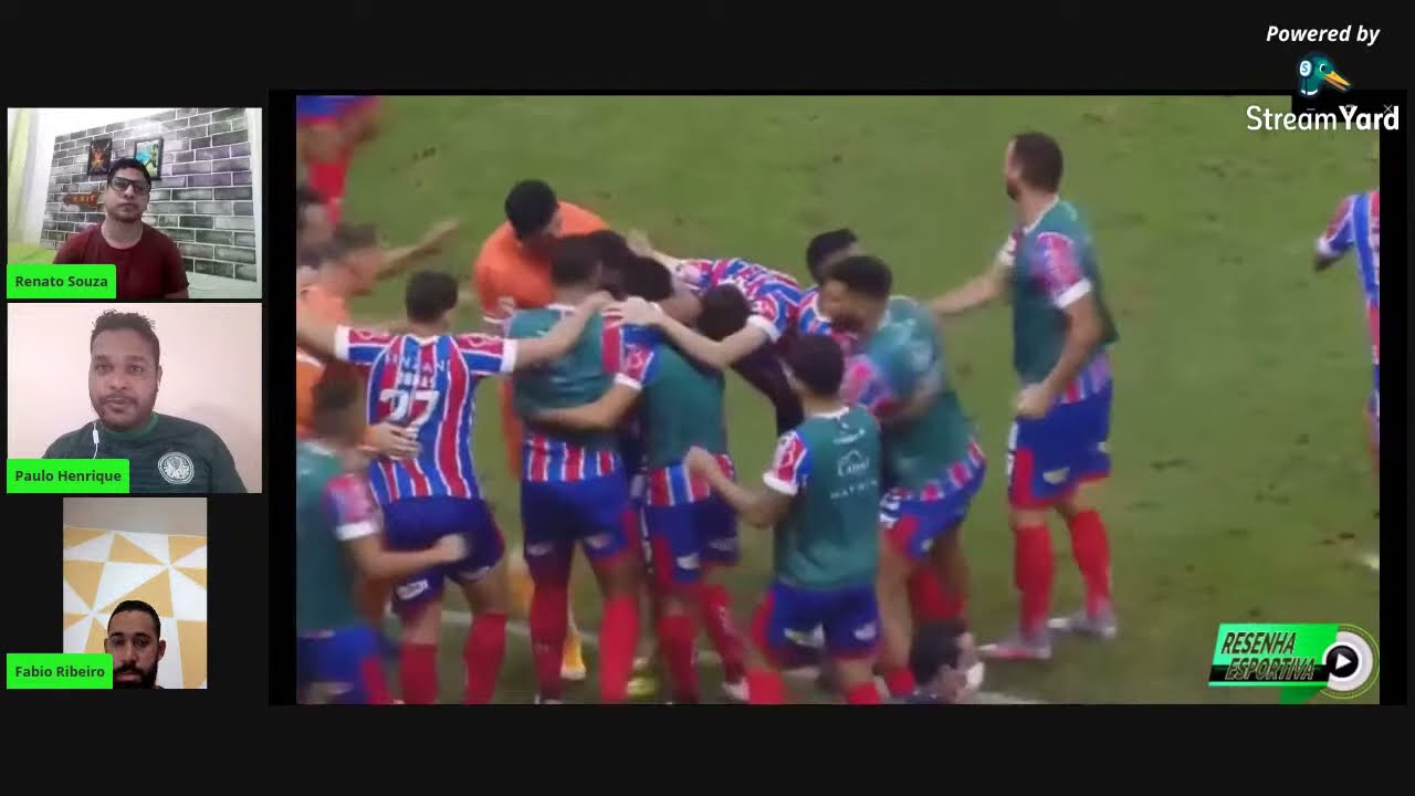 Confira o Resenha Esportiva ao vivo