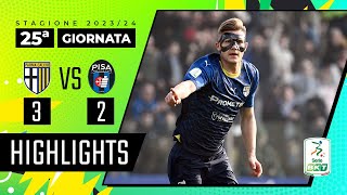 Parma vs Pisa 3-2 | Partita pazza nel finale al tardini | HIGHLIGHTS SERIE BKT 2023-2024