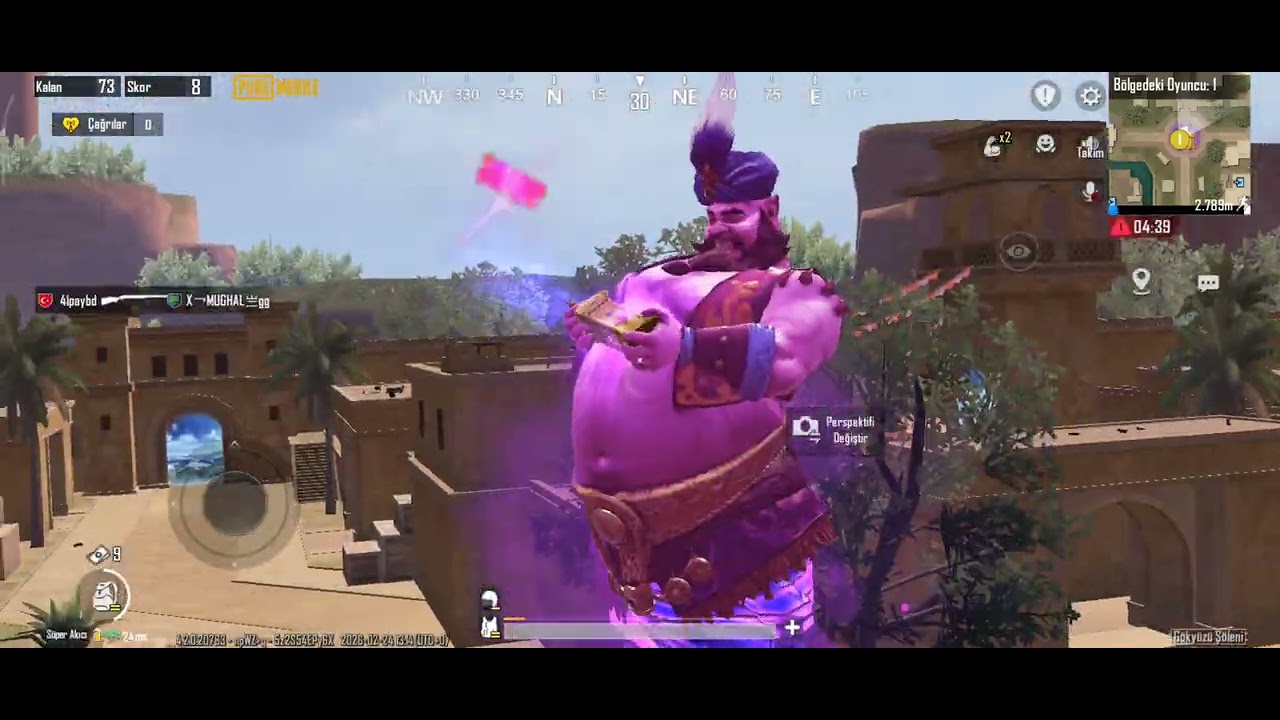 Solo papci oyun 2 sıfır baştan 18 kill attım süper maç 