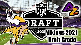 Minnesota Vikings 2021 NFL  Initial Draft Grades and Thoughts!