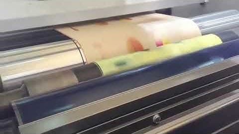 High speed square bottom Paper bag making machine.