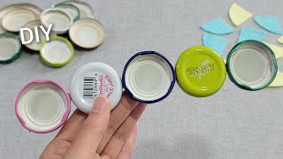 I make MANY and SELL them all! Super Genius Recycling Idea with Plastic pot cap - DIY