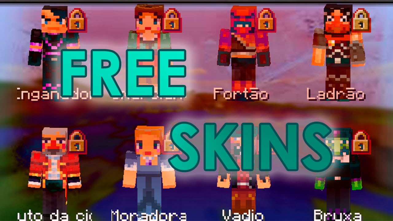 Pacotes de Skins GRATIS Para Minecraft PE 0.11.1 - YouTube