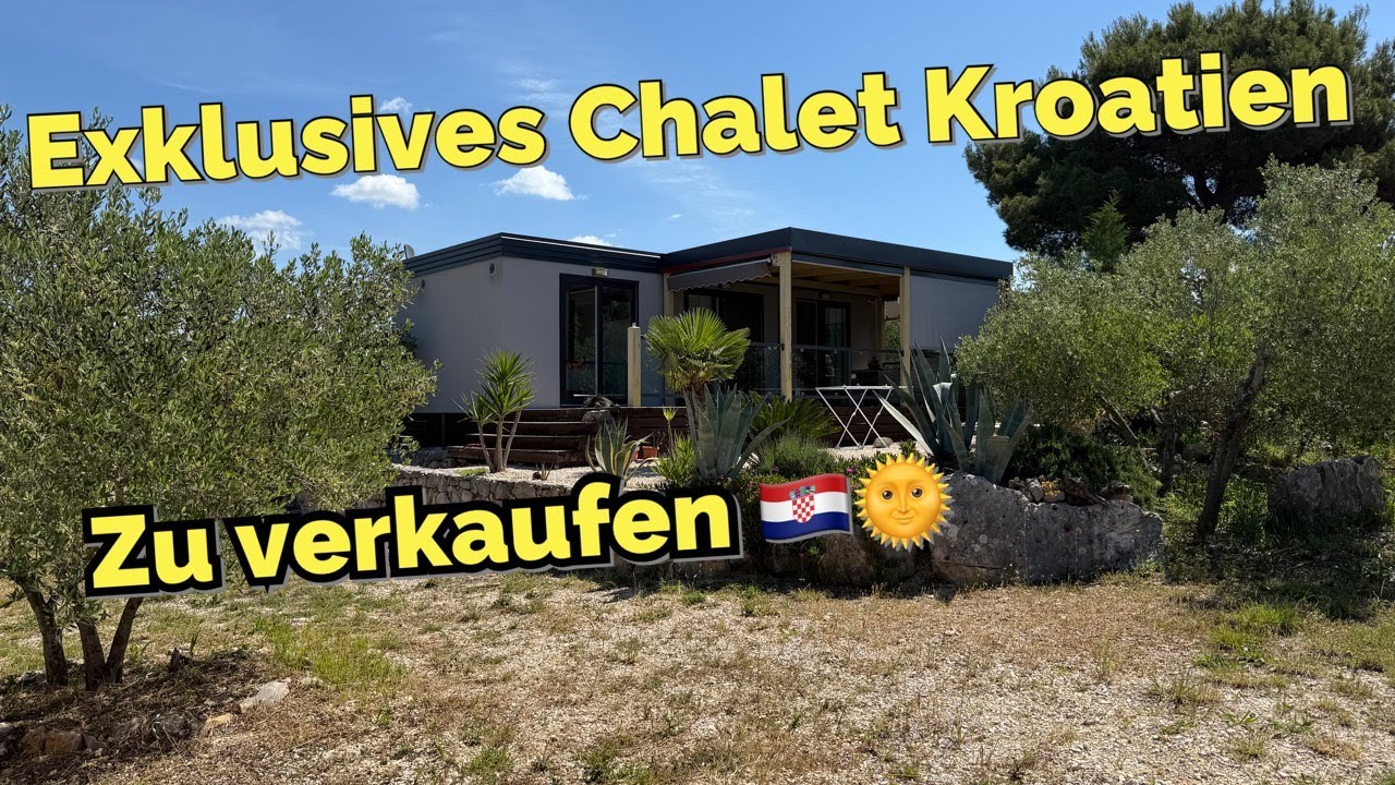 Exklusives Chalet in Kroatien mit Meerblick zu verkaufen - je nach Wunsch mit Motorboot und Quad
