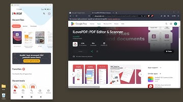 Videoguide - How to Work on PDF Files with ilovePDF Using Smartphone, Tablet and Other, Jpg Scanner