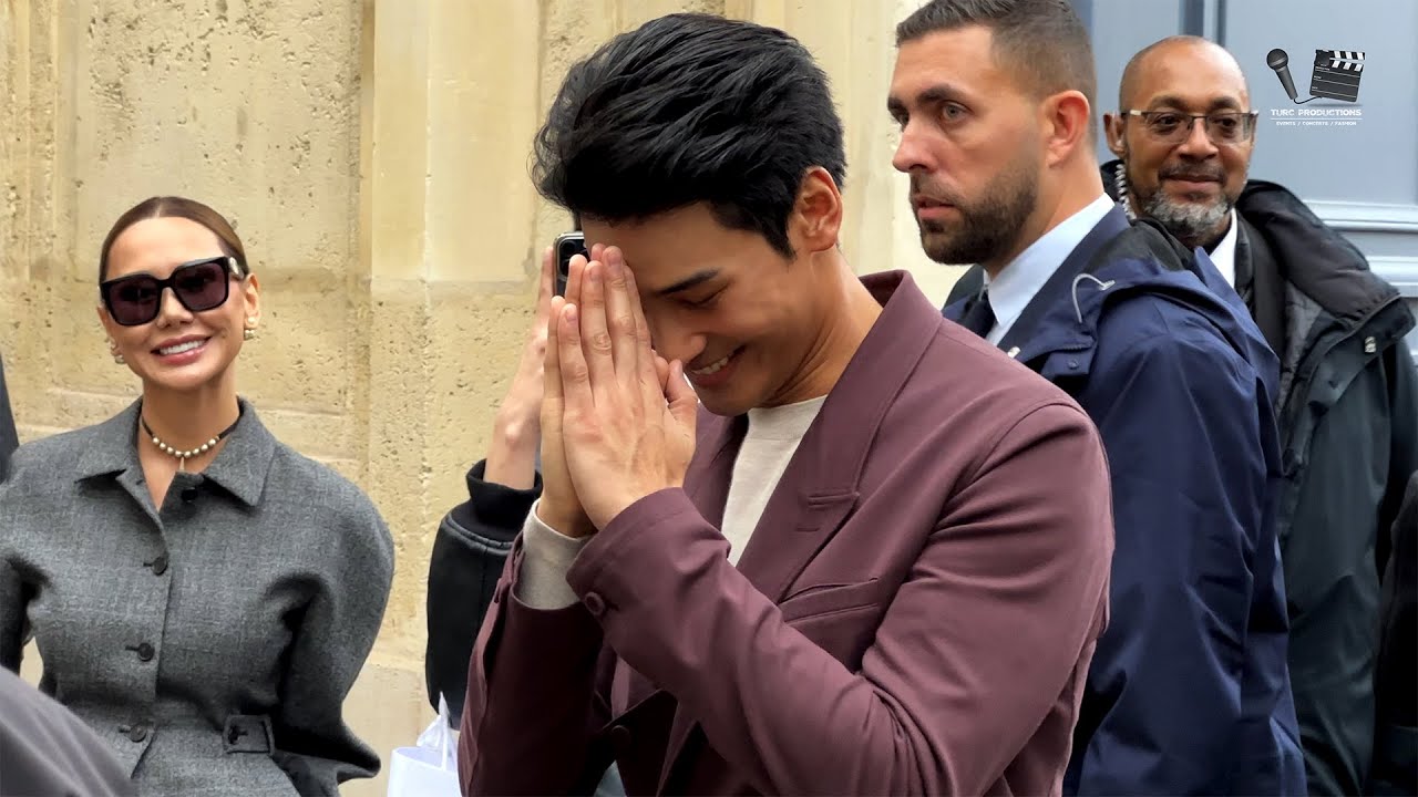 240924 Apo Nattawin (อาโป ณัฐวิญญ์ วัฒนกิติพัฒน์) Paris Fashion Week SS25 Womenswear - DIOR