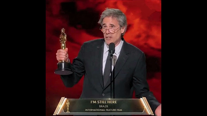 #Primeiro Oscar Brasileiro. Melhor Filme Internacional Ainda Estou Aqui. Walter Salles🥰🇧🇷🥳