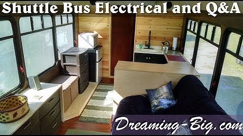 Shuttle Bus Conversion Electrical, Bathroom Cabinets, Build updates