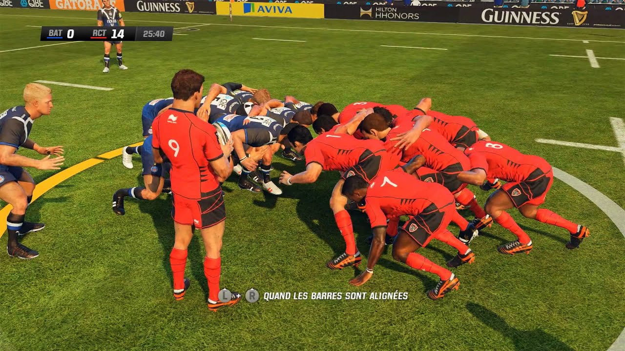 Bath Rugby VS RC Toulon : Rugby challenge 2
