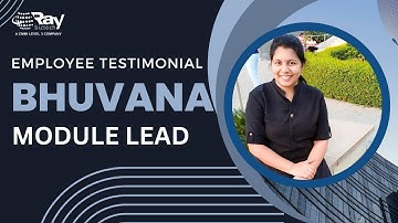 Bhuvana #employeetestimonial Series - Ray Business Technologies