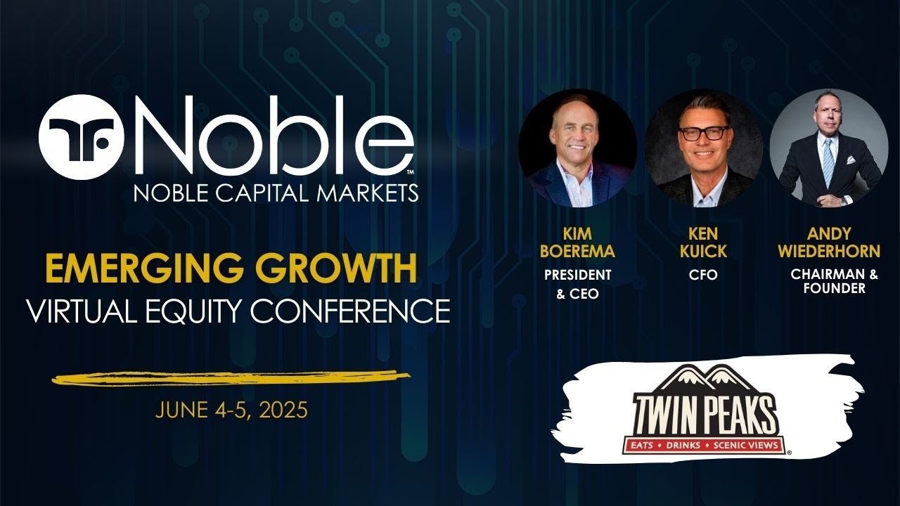 Twin Hospitality TWNP   Noble Capital Markets Virtual Conference Replay