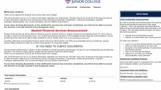 SRJC Financial Aid Portal