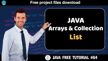 Java tutorial #64 | Arrays and collection API - List | Java course for beginners