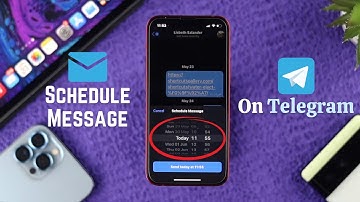 How To Schedule Telegram Messages! [iOS]