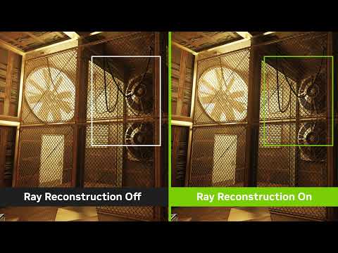 Portal with RTX | DLSS 3.5 with Ray Reconstruction Comparison - Fence Scene