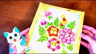 Paper Quilling Bouquet Of 3D Flowers | Spring Cards Ideas | Квиллинг. Цветы