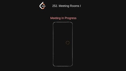 Real Time Leetcode 252. Meeting Rooms