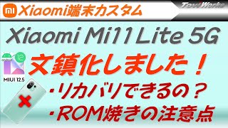 【文鎮化とは】初めてROM焼きする方は一度は見て欲しい！。Xiaomi Mi 11 Lite 5G 文鎮化、Android 12 MIUI はまだ危険
