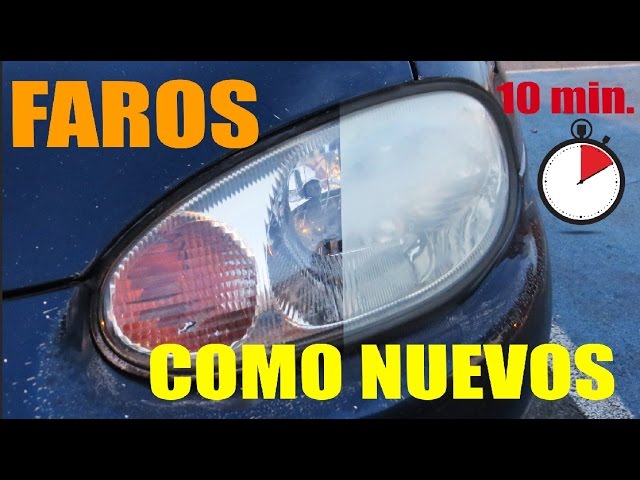 Como Pulir Faros en 15 minutos 