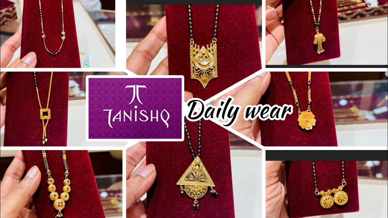 Tanishq Lightweight Dailywear Mangalsutra design with price |Tanishq gold Mangalsutra design|Tanishq