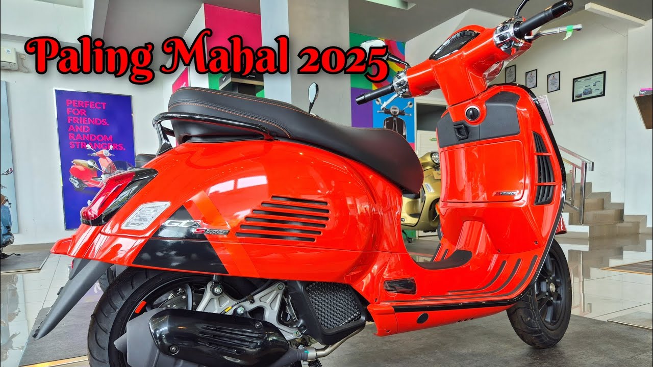 MOST EXPENSIVE VESPAMATIC 2025 | VESPA GTS ss Orange TRAMONTO 2025