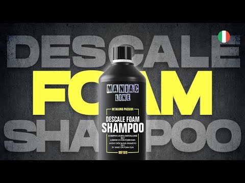 Кислотний автошампунь Ma-Fra Maniac Line Descale Foam Shampoo, 1000 ml очищає керамічні покриття, видео 1