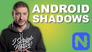 2 Types of Android Shadows NativeScript | Tutorial screenshot 2