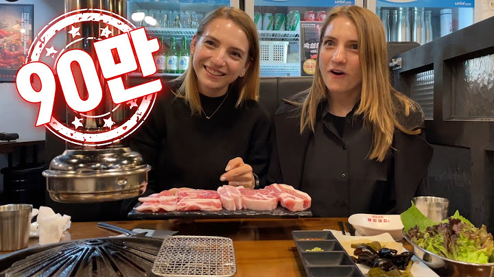 Ukrainian twin sister's reaction to eating pork belly and soju for the first time