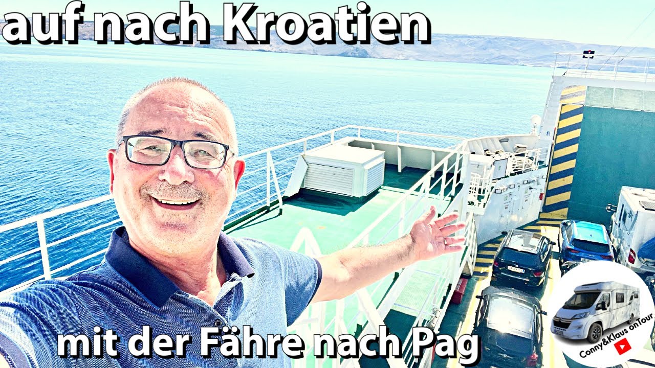 #143 von Slowenien nach Kroatien, mit der Fähre auf die Insel Pag