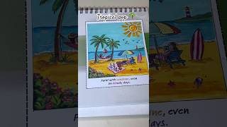 May theme calendar art #calendar #art #gouachepalette #beachvibes #beachlife #search #feedshorts