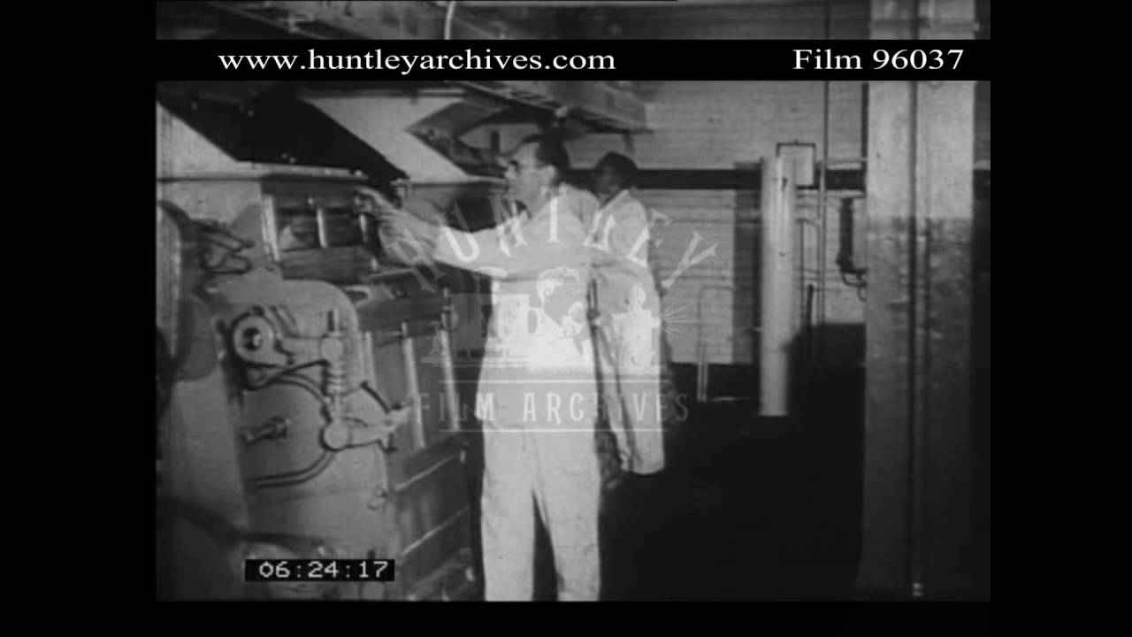 Black man working for Whitbread, 1950's.  Archive film 96037
