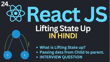 Lifting State up in ReactJs Tutorial in Hindi #24 | Complete React Course